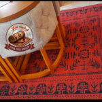 Photo of a 4-meter red carpet with a traditional design 2