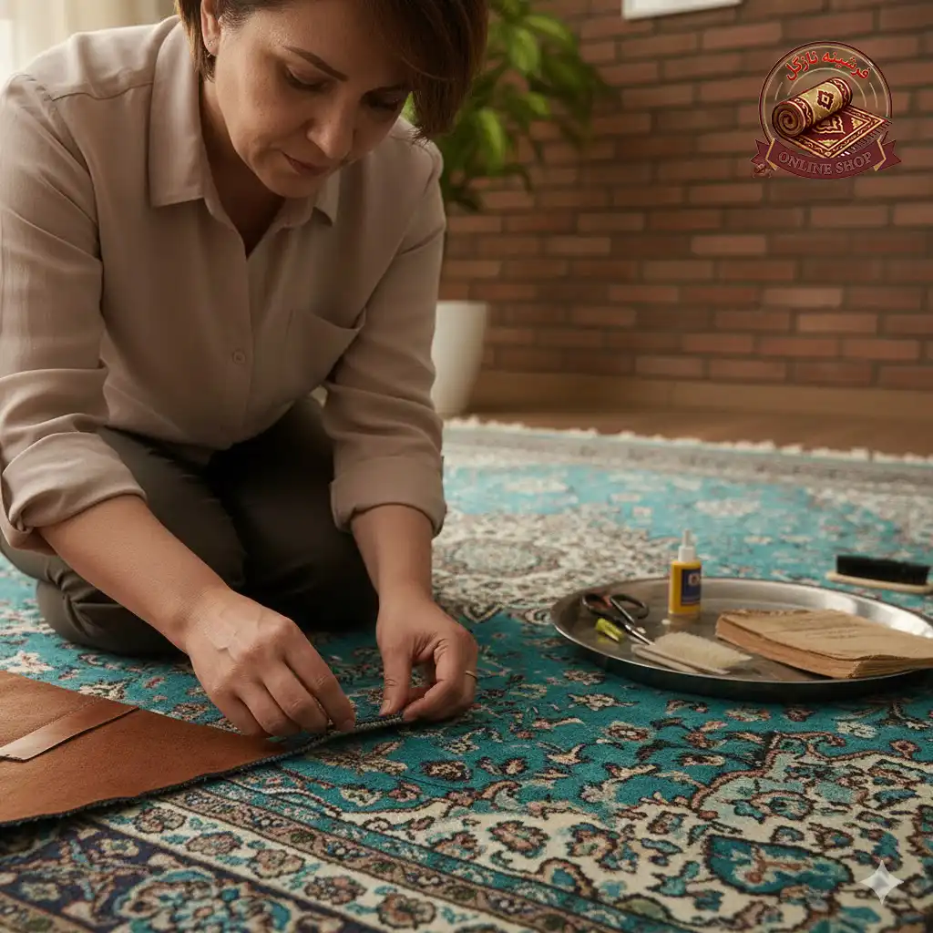 روش‌های طلایی برای تعمیر و ترمیم فرشینه سنتی، فرشینه نازگل