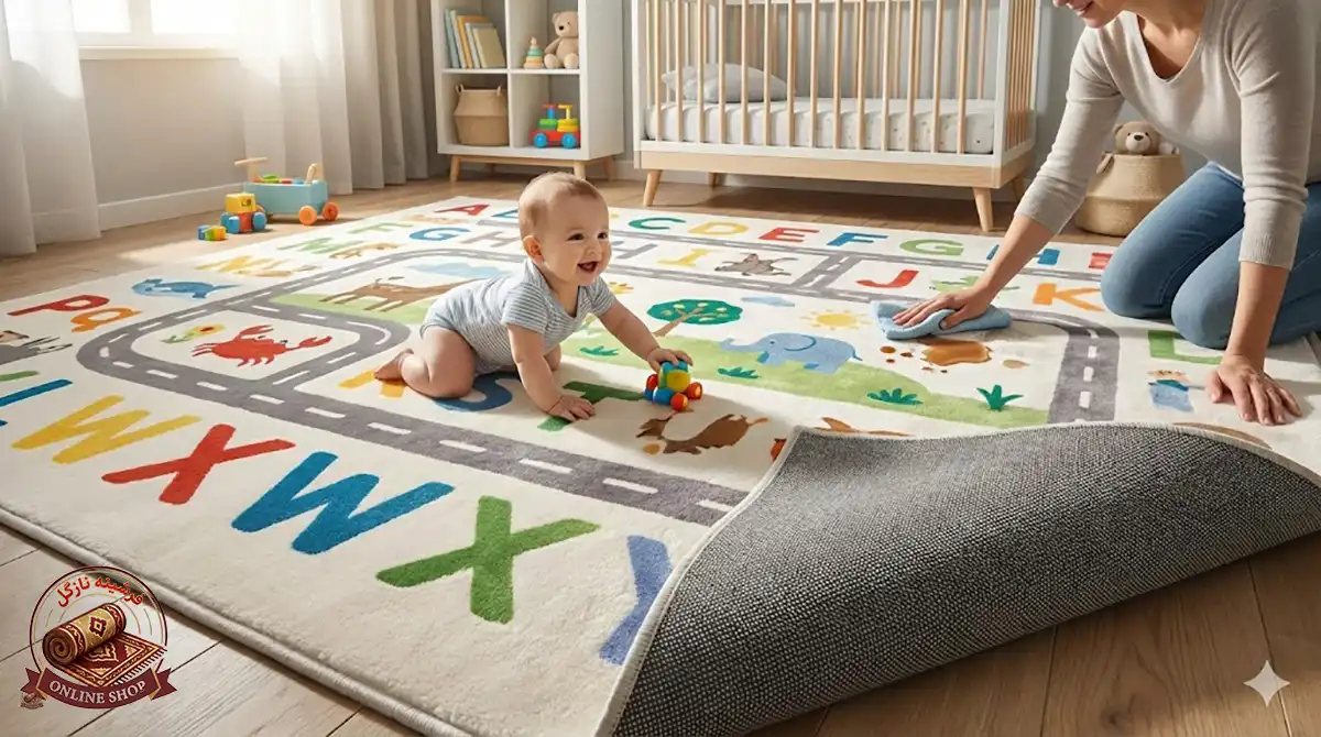 راهنمای خرید بهترین فرشینه برای اتاق کودک؛ کدام مدل مناسب فرزند شماست، فرشینه نازگل
