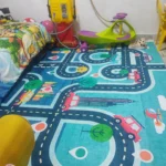 Pictures sent by customers 6-meter children's carpet, street road design - Nazgol Carpet