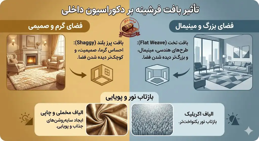 تاثیر بافت بر دکوراسیون داخلی، صدای مهاجر