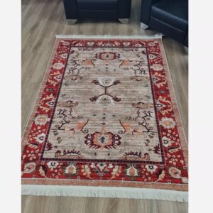 فرشینه مخمل سنتی طرح خراسان U472