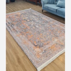 فرشینه مخمل ترک ضد لغزش بدون پرز مدل L128 (قابل سفارش در ابعاد دلخواه)