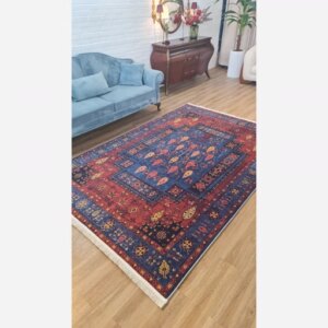 فرشینه سنتی طرح درخت زندگی کد L298